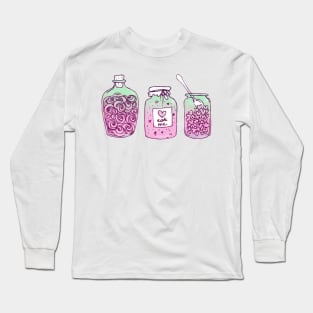 Drink Me, Eat Me, Love Potion (Alice in Wonderland) Long Sleeve T-Shirt